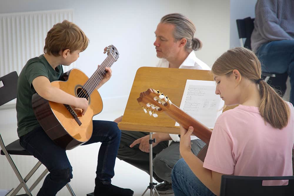 Undervisning i Guitarskolen